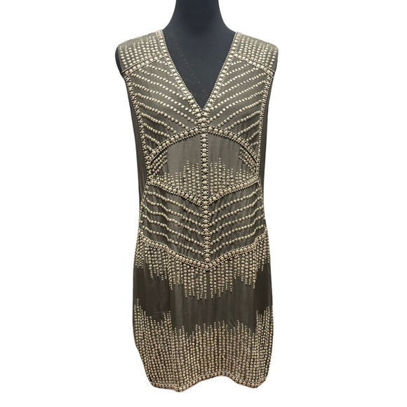Haute Hippie Embellished Shift Dress - Picture 1 of 6